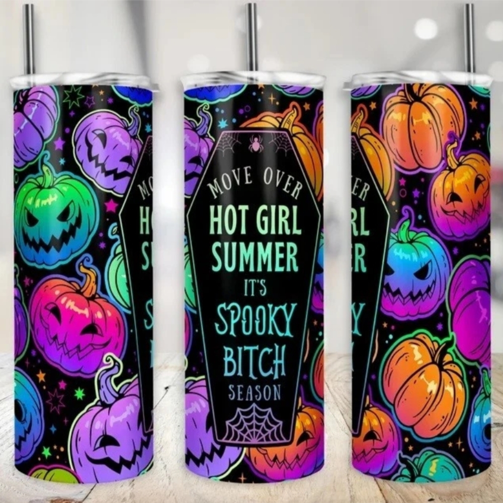 Colorful Halloween Tumbler